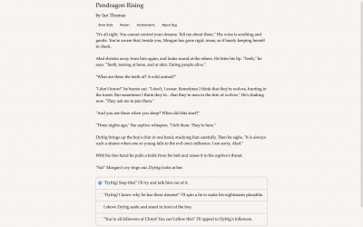 Screen ze hry Pendragon Rising