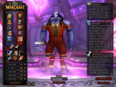 Screen ze hry World of Warcraft: The Burning Crusade