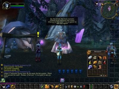 Screen ze hry World of Warcraft: The Burning Crusade