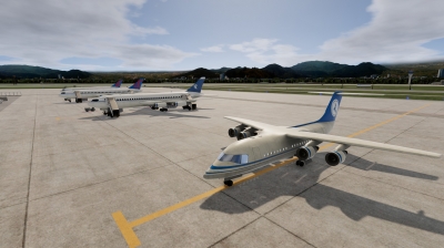Screen ze hry Airport Simulator 2019