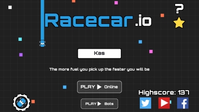Screen ze hry Racecar.io