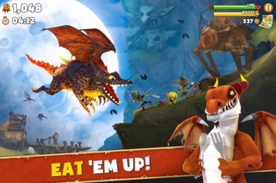 Artwork ke hře Hungry Dragon