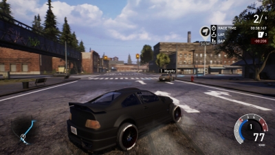 Screen ze hry Super Street: The Game