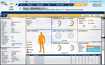 Screen ze hry Franchise Hockey Manager 5