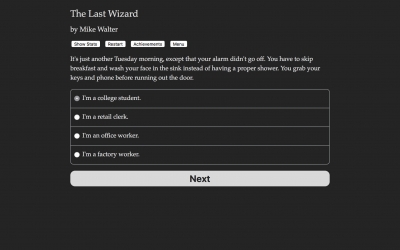 Screen ze hry The Last Wizard