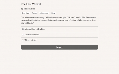 Screen ze hry The Last Wizard