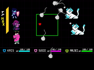 Screen ze hry Deltarune