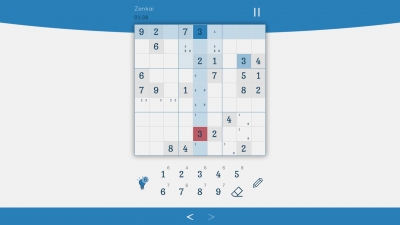 Screen ze hry Sudoku Zenkai