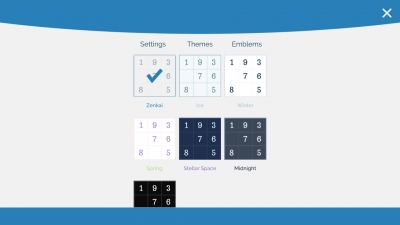 Screen ze hry Sudoku Zenkai