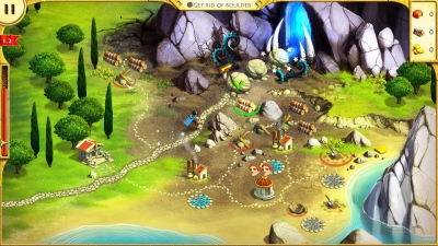 Screen ze hry 12 Labours of Hercules II: The Cretan Bull