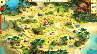 Screen ze hry 12 Labours of Hercules II: The Cretan Bull