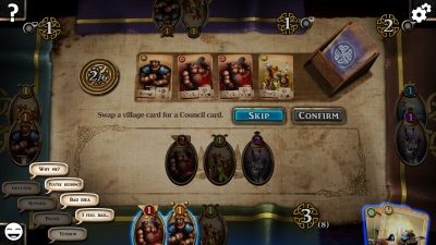 Screen ze hry Harald: A Game of Influence