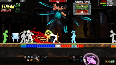 Screen ze hry One Finger Death Punch 2