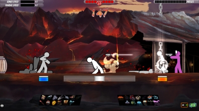 Screen ze hry One Finger Death Punch 2
