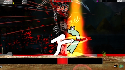 Screen ze hry One Finger Death Punch 2