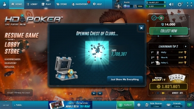 Screen ze hry HD Poker