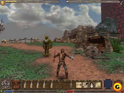 Screen ze hry Ultima IX: Ascension