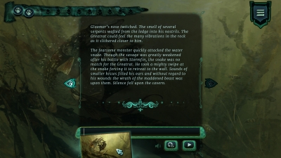 Screen ze hry The Lost Legends of Redwall: Escape the Gloomer