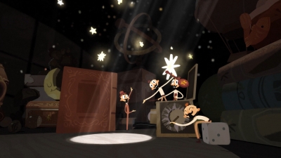 Screen ze hry Google Spotlight Stories Back to the Moon