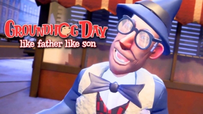 Artwork ke he Groundhog Day: Like Father Like Son