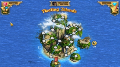 Screen ze hry Mystic Journey: Tri Peaks Solitaire