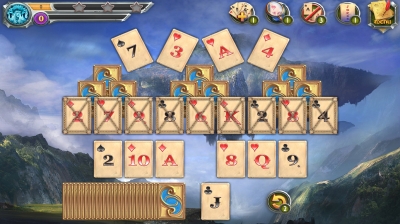 Screen ze hry Mystic Journey: Tri Peaks Solitaire