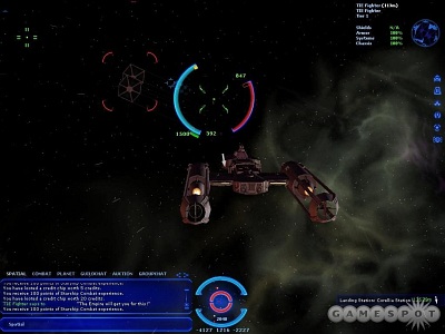 Screen Star Wars Galaxies: Jump to Lightspeed