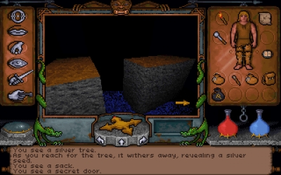 Screen ze hry Ultima Underworld: The Stygian Abyss