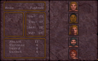 Screen ze hry Ultima Underworld: The Stygian Abyss