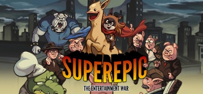 Artwork ke hře SuperEpic: The Entertainment War
