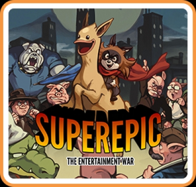 Artwork ke hře SuperEpic: The Entertainment War