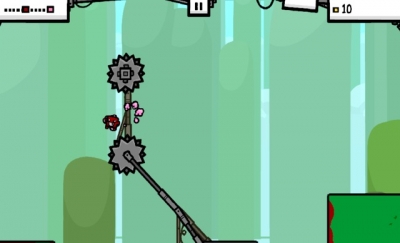 Screen ze hry Super Meat Boy Forever