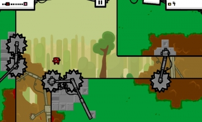 Screen ze hry Super Meat Boy Forever