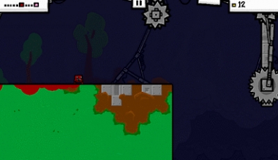 Screen ze hry Super Meat Boy Forever