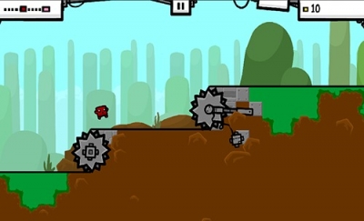Screen ze hry Super Meat Boy Forever