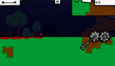 Screen ze hry Super Meat Boy Forever