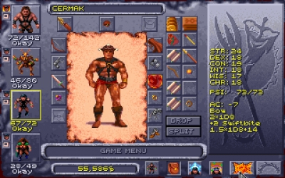Screen ze hry Dark Sun: Shattered Lands