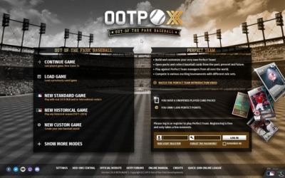 Artwork ke hře Out of the Park Baseball 20