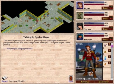 Screen ze hry Avernum 3