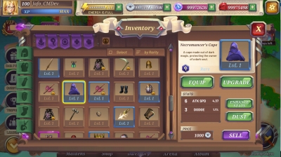 Screen ze hry Crystal Maidens