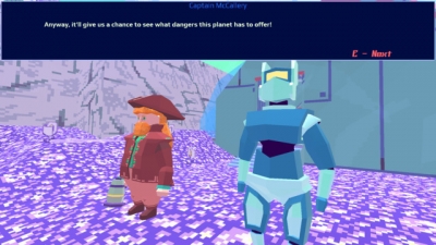 Screen ze hry Space Captain McCallery - Episode 2: Pilgrims in Purple Moss