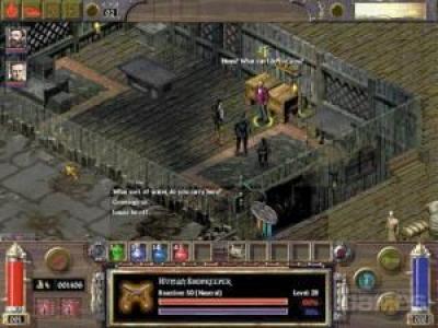 Screen ze hry Arcanum: Of Steamworks and Magick Obscura