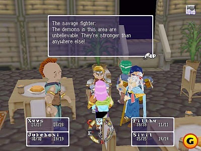 Screen Blaze and Blade: Eternal Quest