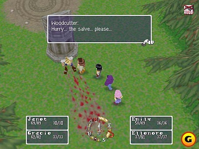 Screen Blaze and Blade: Eternal Quest