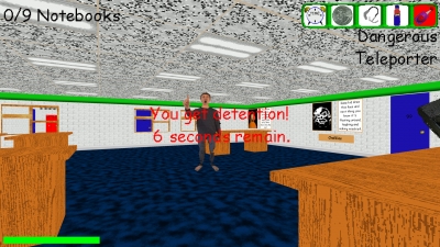 Screen ze hry Baldi�s Basics Plus