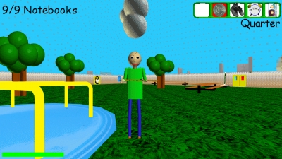 Screen ze hry Baldi�s Basics Plus