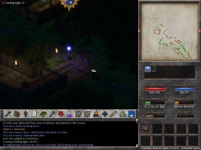 Screen ze hry Eschalon: Book III