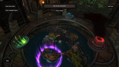 Screen ze hry War for the Overworld