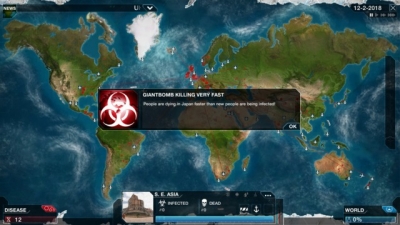 Screen ze hry Plague Inc: Evolved