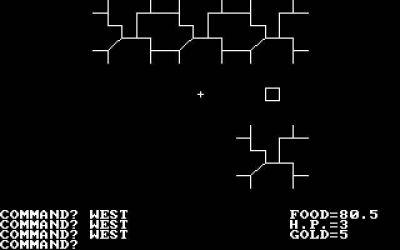 Screen ze hry Akalabeth: World of Doom